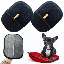 YAZANY 2 PCS Static Removal Gloves Pet Hair,Pet Grooming Gloves,Reusable Pet Hair Removal Glove,Versatile Grooming Gloves for Grooming, Washing,Deshedding