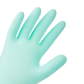SEEP Eco Large Rubber Gloves - Large Kitchen Gloves Washing Up Gloves Made Using Compostable Rubber - Multi-purpose Household Gloves - FSC & Fair-trade Certified
