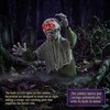 Halloween Decorations Outdoor Ground Zombie Decor, Animated Yard Prop