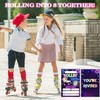 GOLRMC Roller Skate Birthday Invitations with Envelopes Set of 20,