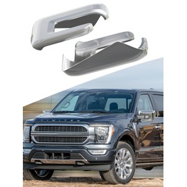 F150 Mirror Caps Compatible With Ford F150 2021 2022 2023 Driver/Passenger Mirror Cover(Set of 2 Mirror Cover Replacement)(2021-2023)