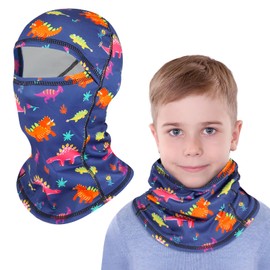 TAGVO Kids Thermal Balaclava for 4-12 Years Boys Girls, Multifunction Windproof Warm Winter Hat Under Helmet Winter Ski Mask with Neck Warmer for Children Outdoor Snowboarding Cycling Hiking