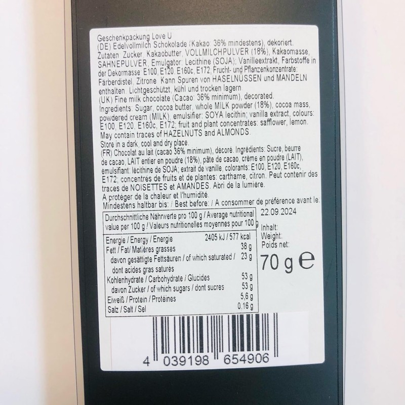 Love U Gift Pack 70g