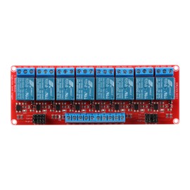 8-Channel 5V Relay Module Board with Optocoupler for Arduino, High/Low Level Trigger, for Home Automation