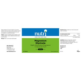 Nutri Advanced Magnesium Glycinate 120 Tablets