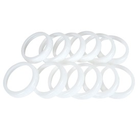 Homeplace | Large Mouth Mason Jar Ring | Plastic | Heavy-Duty (Wide Mouth, 12 Pack)