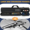 PEKREWS Pool Cue Case, Pool Stick Case 2x2 Holds 2