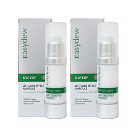Easydew EGF Lift Core Effect Ampoule 15ml (2 x) / 이지듀 EGF 리프트 코어 이펙트 앰플 15ml 2개