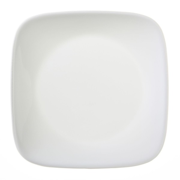 CORELLE Square Pure White 6-1/2" Bread & Butter Plate