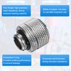 sourcing map 2pcs Water Cooling Adapter G1/4" Thread to 10mm