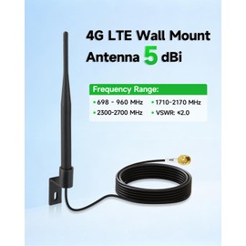 Superbat 4G LTE Outdoor Wall Mount Waterproof SMA Male Antenna for Router