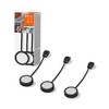 Ledvance Compact spotlights as under-unit lighting, black, 3 pieces, each