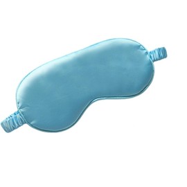 Imitation silk Sleep eyeshade, Light Blocking Eye Masks for Sleep, Night Blindfold Eye Mask Cover for Men and Women (Blue, One size)