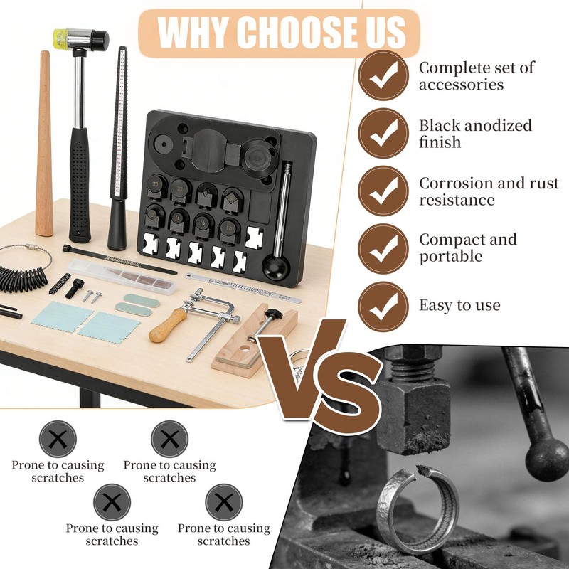 NURATIT Ring Bender Kit for Spoons, Ring Bender Tool, Spoon