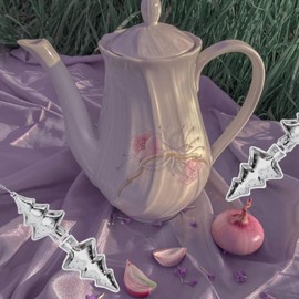 Angoily 6pcs Stainless Steel Tea Filters Christmas Tree Shape Loose Leaf Tea Infuser Strainers Reusable Interval Diffuser for Loose Leaf Tea and Spices Seasonings