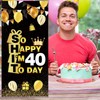 So Happy IM Forty Today Happy 40th Birthday Banner de