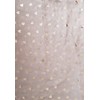 GlamLondon Women's Glitter Heart Print Scarf (Beige)