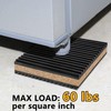 LBG Products Anti-Vibration Rubber Isolation Pads with Cork Material,3" X