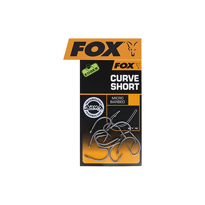 Fox Edges Arma Point Curve Short Micro Barbed Carp Hooks: