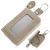 Gineman Smart Key Case with Window, Clear Window, Genuine Leather,