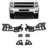 ECOTRIC 6Pcs Front Bumper Brackets Compatible with 2011-2014 Silverado 2500HD
