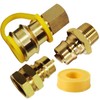 𝐌𝐄𝐍𝐒𝐈 𝟑/𝟒" Female and Male Solid Brass Dual Fuel Generator