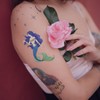 Zotemo 12 Pack Mermaid Temporary Tattoos, Waterproof Body Art Stickers