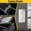 6 Light Switch Guard Cover, Baby Proof Wall Switch Cover