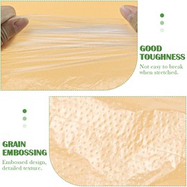 FERCAISH Pack of 100 Transparent Disposable Aprons, Waterproof PE Disposable Apron, 60 x 95 cm Disposable Plastic Aprons for Crafts, Painting, Cooking, Cleaning, Transparent