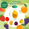 4 Friuts in 8 Packs Assorted Gummy Candy Individually Wrapped,