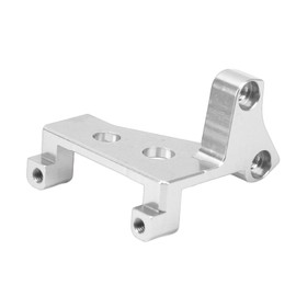 RC Servo Fixing Seat Lightweight Rugged RC Servo Fixing Mount Replacement for Traxxas 1/10 Remote Control Climbing Car Silver