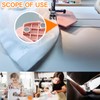 3PCS Magnetic Seam Guides for Sewing Machine, Multifucntional Polygonal Hemmer