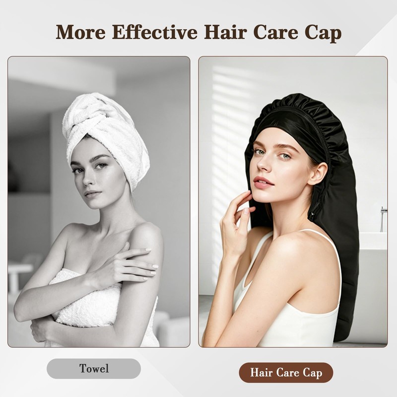 Hair Steamer Cap for Deep Conditioning Adjustable Heat Cap