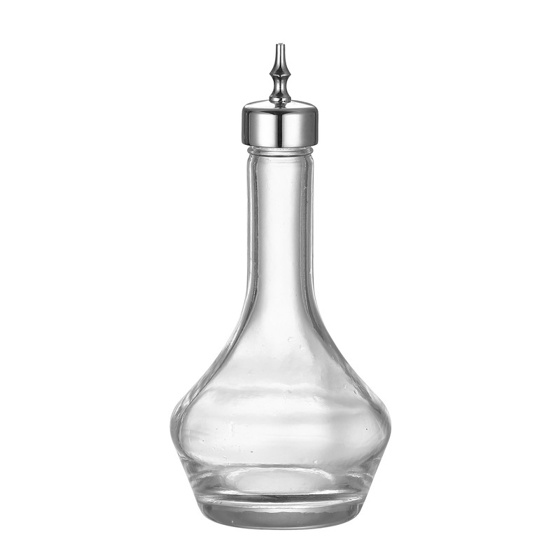 Threded Bitters Bottle Set of 4-90ml Glass Dash Bottle with