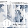 MAYZUS Extra Long Shower Curtain 72 x 84 Inch, Tall