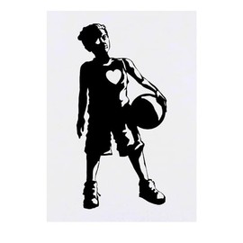 'Basket Ball Boy' Temporary Tattoo - Water Resistant, Skin-Safe, Non-Toxic Transfer (TO00069835)