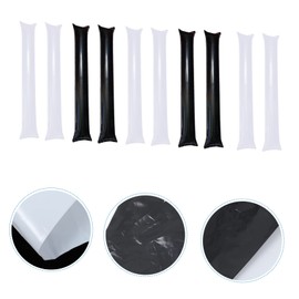 TOYANDONA 96 Pcs Cheerleader Thunder Sticks Team Spirit Boom Sticks Bam Bam Cheer Stick Concert Noise Sticks Blow up Cheer Rods Kids Playset Long Balloons White or Child Inflatable Bat