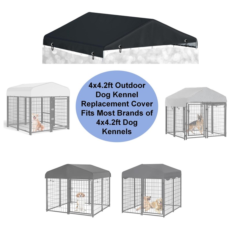 Outdoor Dog Kennel Cover 4.2 ft x 4.2 ft Made