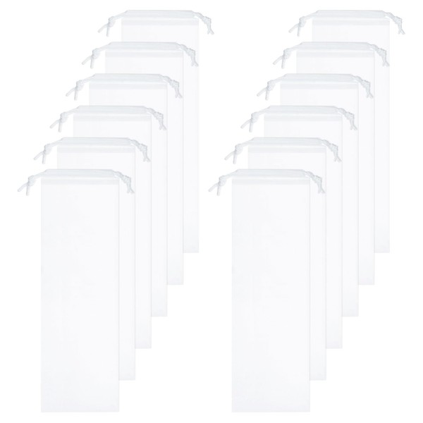 HARFINGTON 12pcs Umbrella Bags 18.5"x5.9" Wet Umbrella Sleeve Cover Reusable