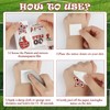160 Pcs Glitter Team Spirit Temporary Tattoos School Team Cheer