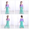 SlowTon Girls Mermaid Princess Costume Sequins Party Dress Cosplay Outfit
