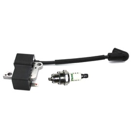 Ignition Coil Module with Spark Plug BM6A for Poulan Pro PP5020AV PP4818A Chainsaw 545202701 Champion Rcj7Y 577 61 66-02 531 02 55-02