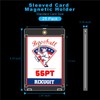 25-Pack Sleeved Card Magnetic Holder - 55PT Magnet Case Fit
