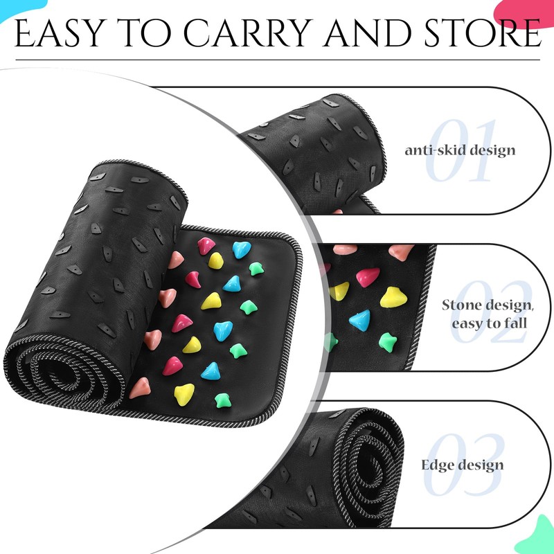 BBTO Foot Massage Mat Reflexology Walk Stone Road for Acupressure
