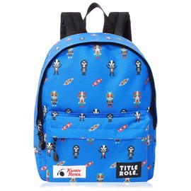 [Titleroll] Kamen Rider B5 Storage Backpack Large Capacity V2 V3 Shocker Destron Goods Boys, blue