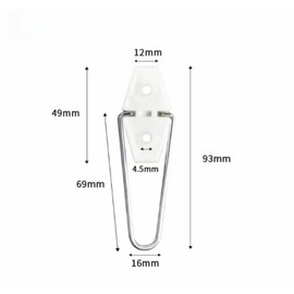 White Easel Back Picture Frame Easel Back Picture Frame Frame Frame 1.93" x 0.94" x 2.91" Easel Back Support Bracket 20PCS with Screws can be Pasted, Suitable for 6-12 "Picture Frame Easel