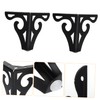 KONTONTY 4 Pcs Iron Sofa Support Legs Strong Cabinet Legs