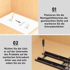 MAYZOLOP Spice Rack, Spice Rack, Extendable, Cupboard Organiser, Kitchen, Spice