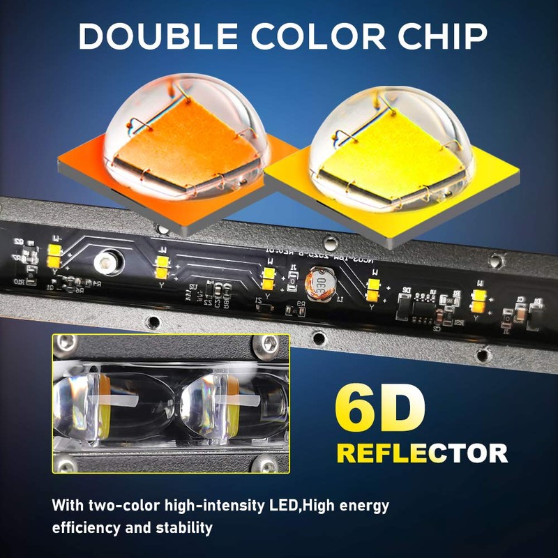 CO LIGHT Led Light Bar Single 50 inch Slim Single
