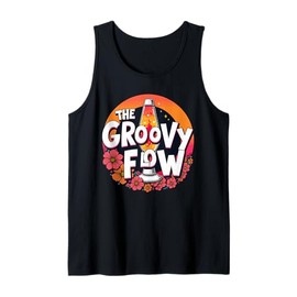 Lava Lamp Retro Aesthetic Psychedelic Groovy Vibes Tank Top